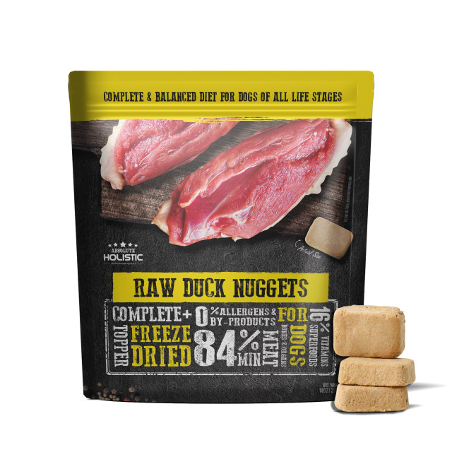Absolute Holistic Raw Nuggets - Duck 14oz