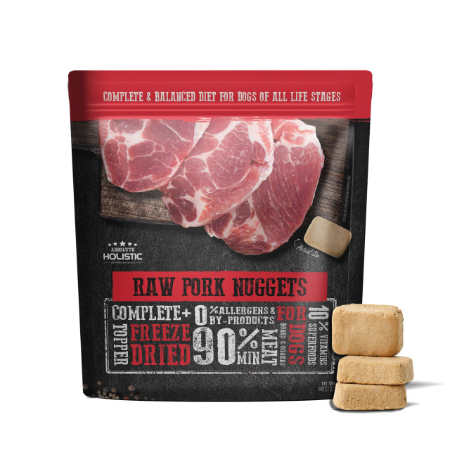 Absolute Holistic Raw Nuggets - Pork 14oz