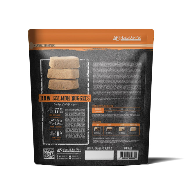 Absolute Holistic Raw Nuggets - Salmon 14oz